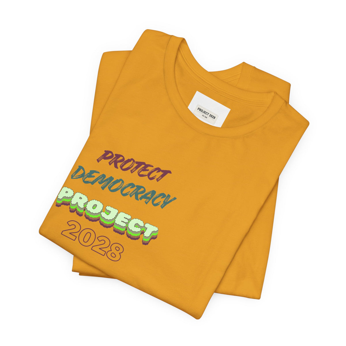 Protect Democracy Project 2023 Tee — "Democracy Isn't Automatic" Graphic T‑Shirt - Make a Statement Without Saying a Word!