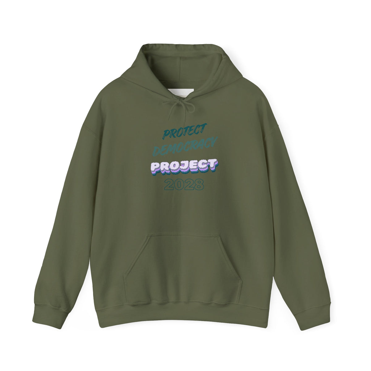 Project 2028 Hoodie | Protect Democracy, Project 2028 design