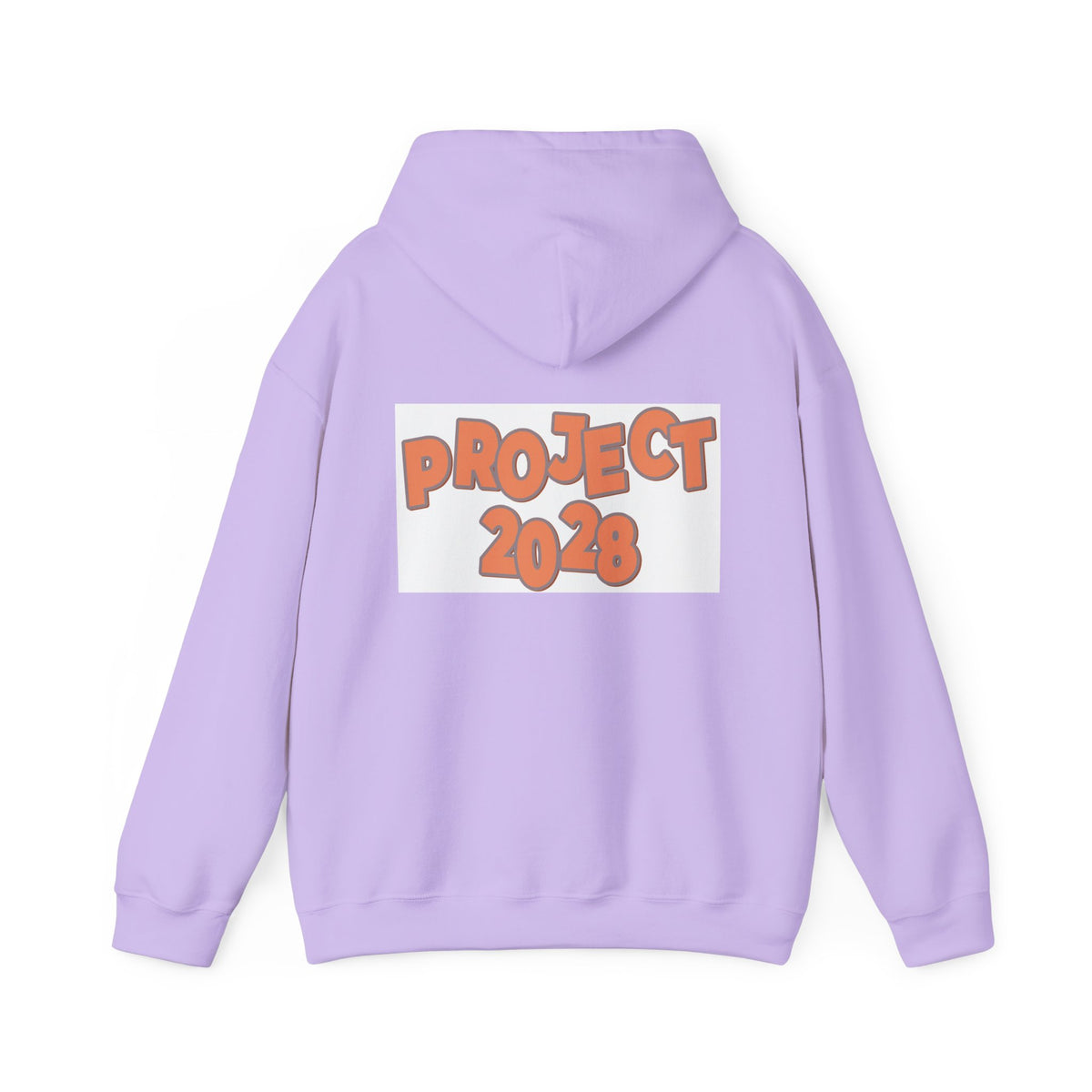 Project 2028 Hoodie | Retro Bubble Letter Design