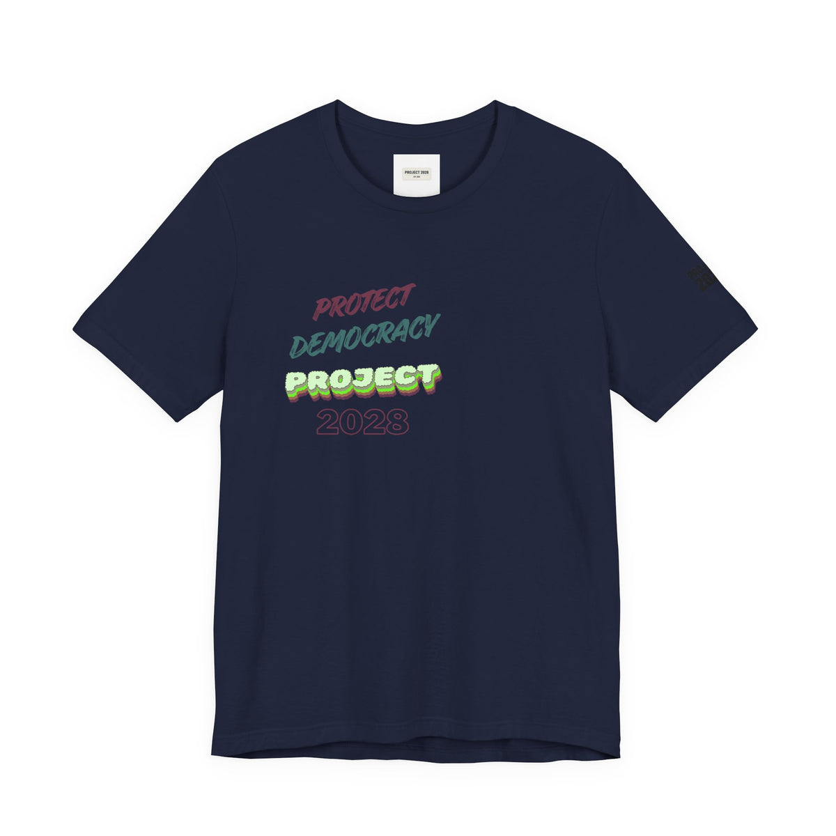 Protect Democracy Project 2023 Tee — "Democracy Isn't Automatic" Graphic T‑Shirt - Make a Statement Without Saying a Word!