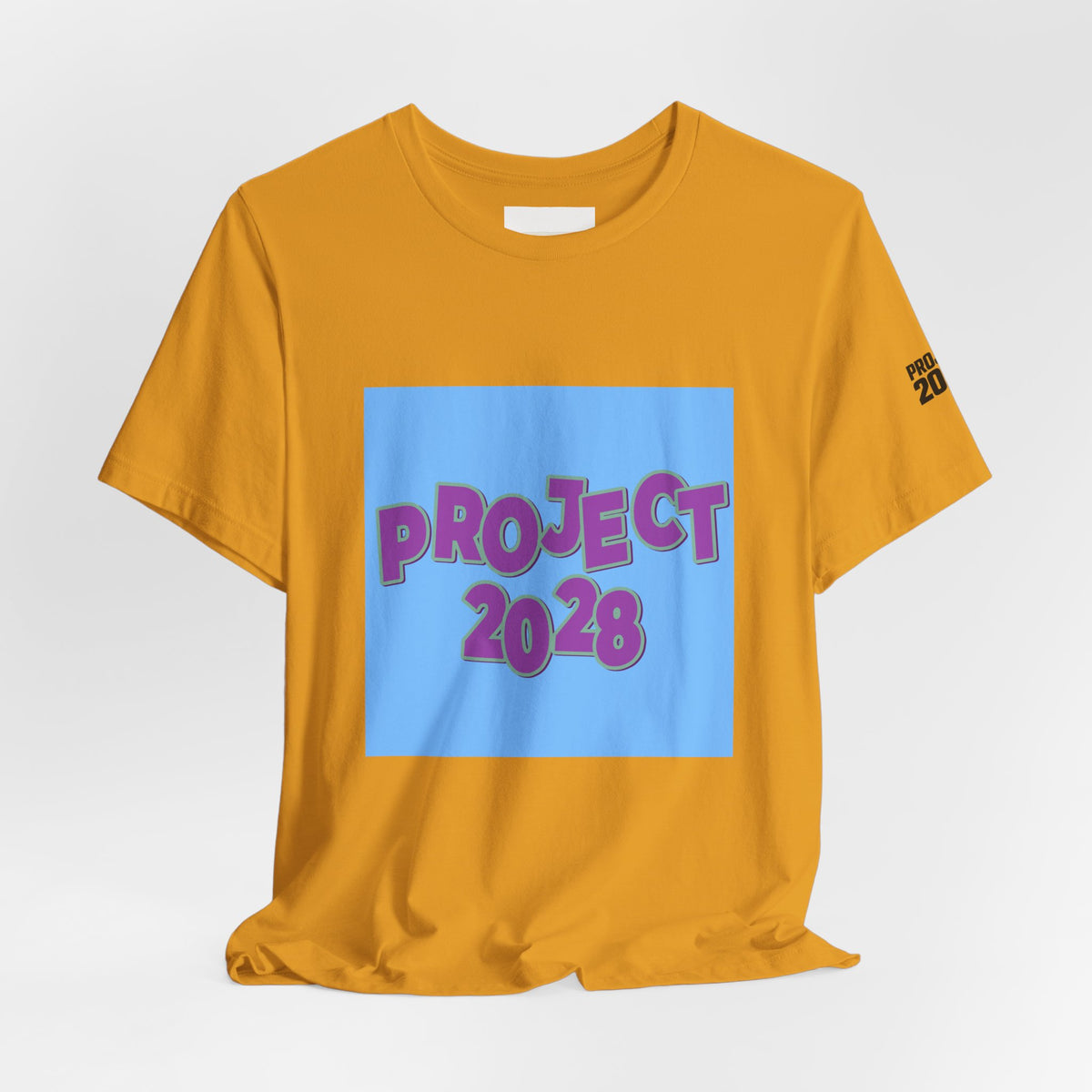 Project 2028 Tee — 'Democracy Isn’t Automatic' Political Campaign T‑Shirt - Make a Statement Without Saying a Word!