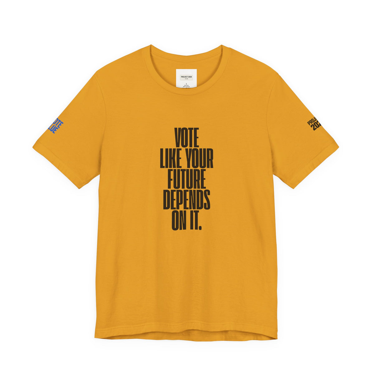 Democracy Is Not Automatic Tee — "Vote Like Your Future Depends On It" Political Statement Shirt - Make a Statement Without Saying a Word!