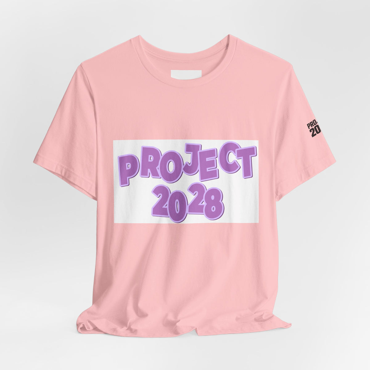 Project 2028 T-Shirt — “Democracy Isn’t Automatic” Political Activism Tee - Make a Statement Without Saying a Word!