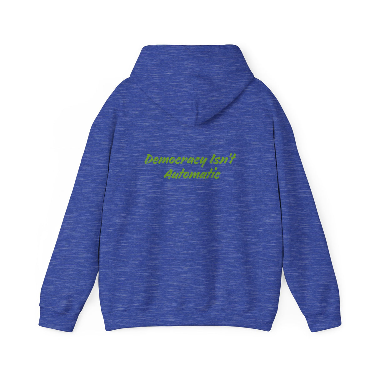 Protect Democracy Project 2023 Hoodie | Democracy Isn't Automatic