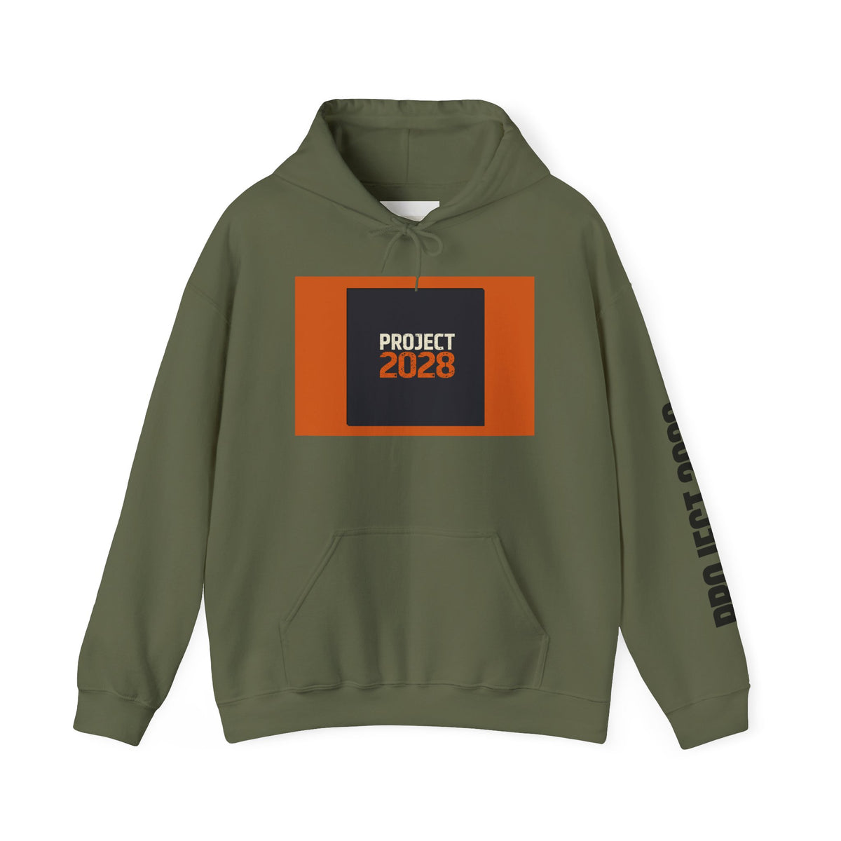 Project 2108 Graphic Hoodie | Democracy Isn't Automatic Back Print
