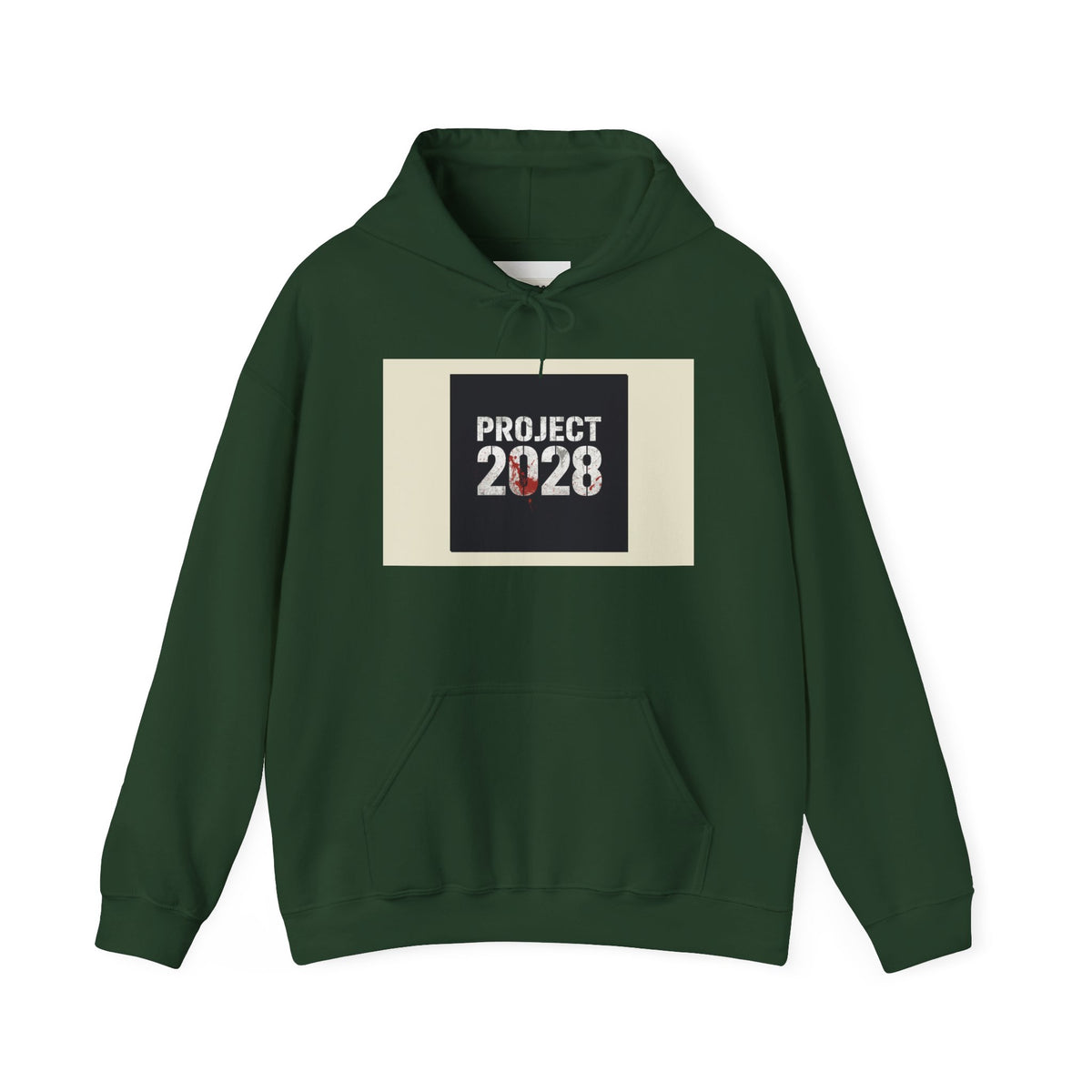 Product 2028 Graphic Hoodie | Democracy Isn't Automatic back print