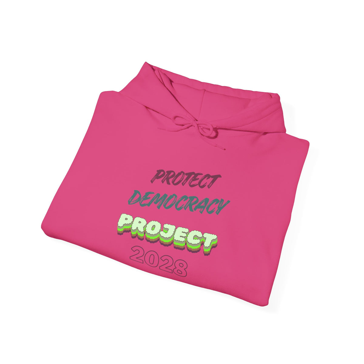 Protect Democracy Project 2023 Hoodie | Democracy Isn't Automatic