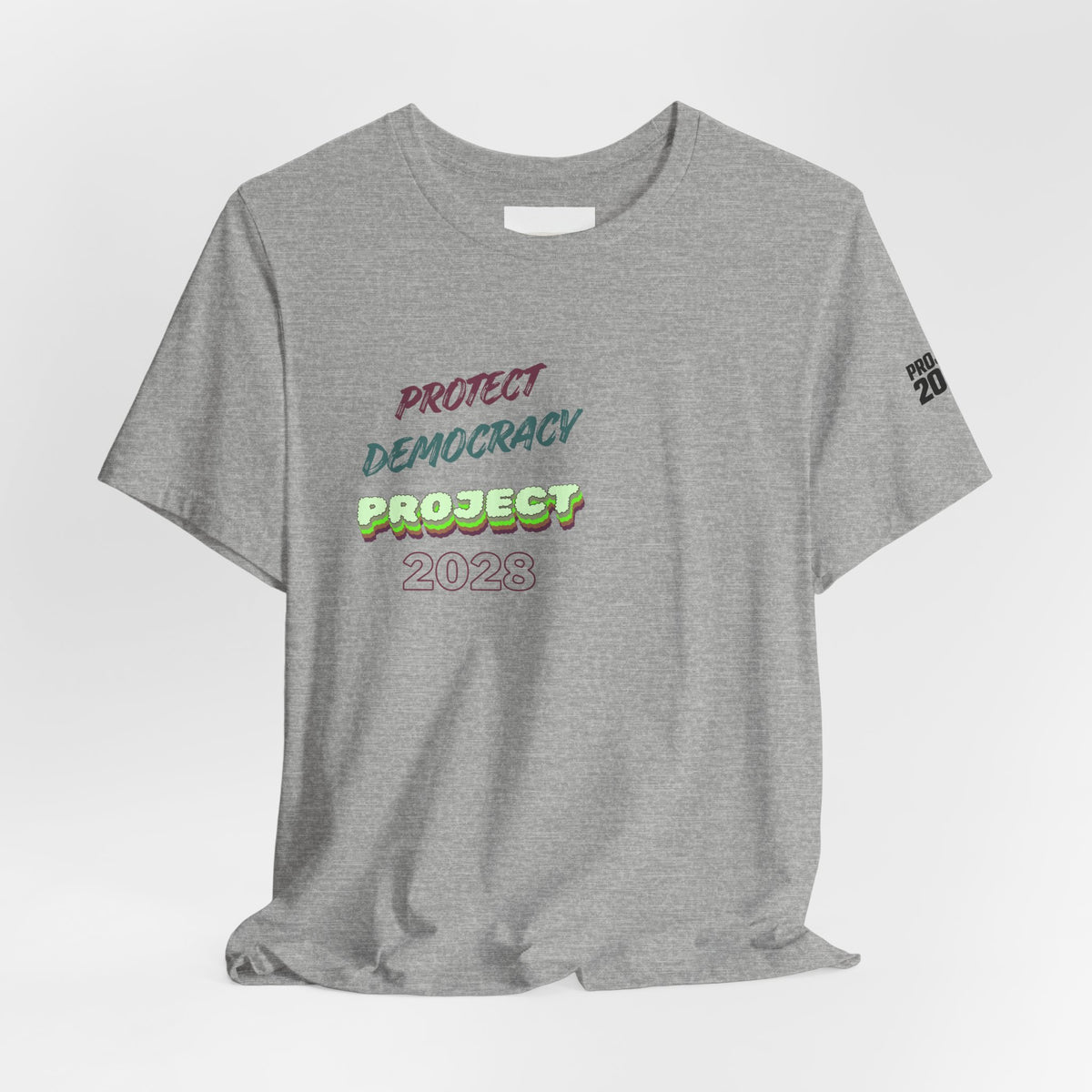 Protect Democracy Project 2023 Tee — "Democracy Isn't Automatic" Graphic T‑Shirt - Make a Statement Without Saying a Word!