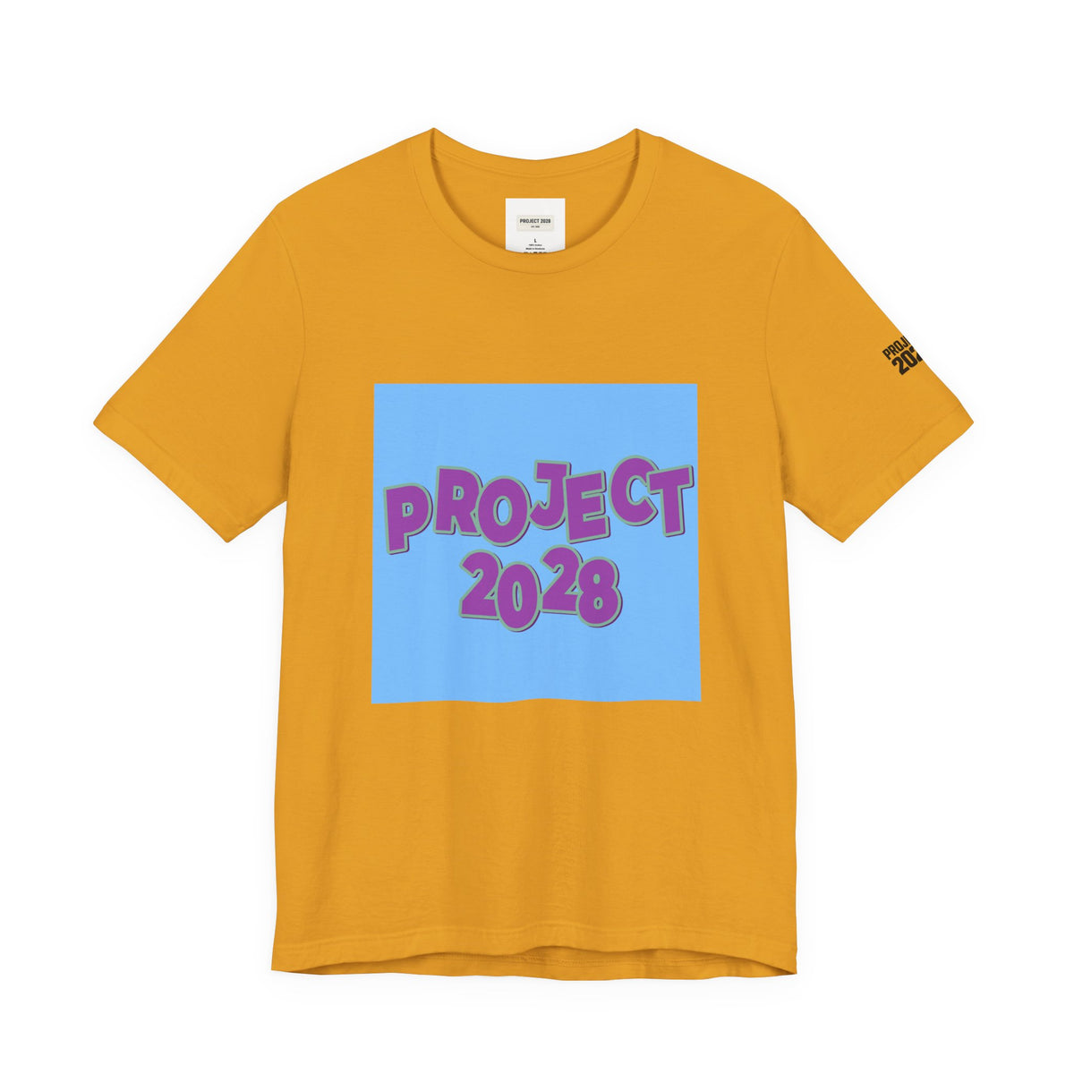 Project 2028 Tee — 'Democracy Isn’t Automatic' Political Campaign T‑Shirt - Make a Statement Without Saying a Word!