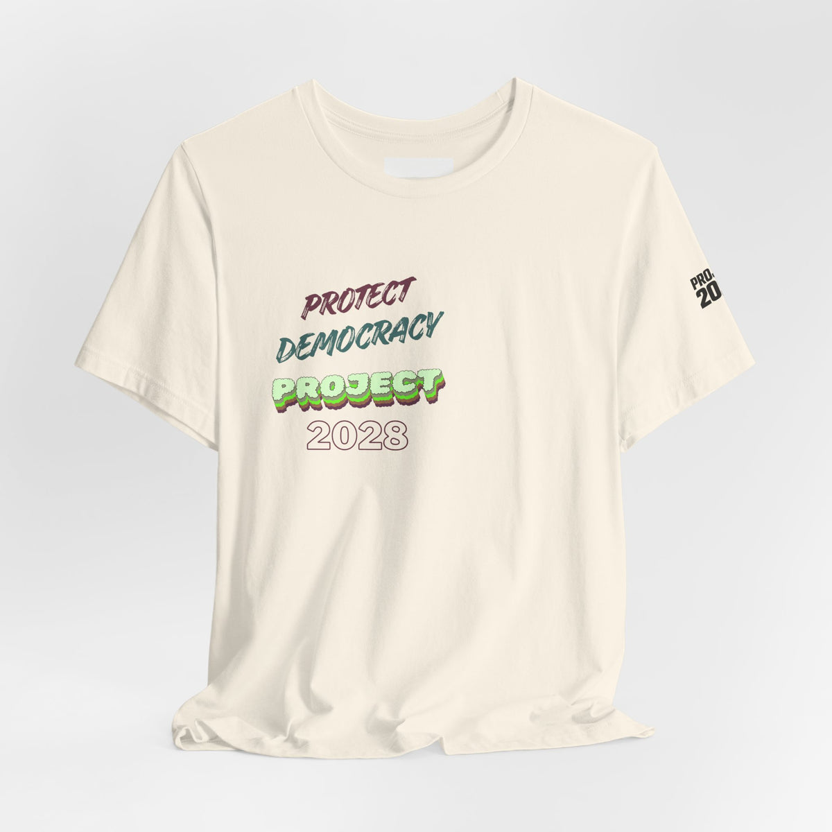Protect Democracy Project 2023 Tee — "Democracy Isn't Automatic" Graphic T‑Shirt - Make a Statement Without Saying a Word!