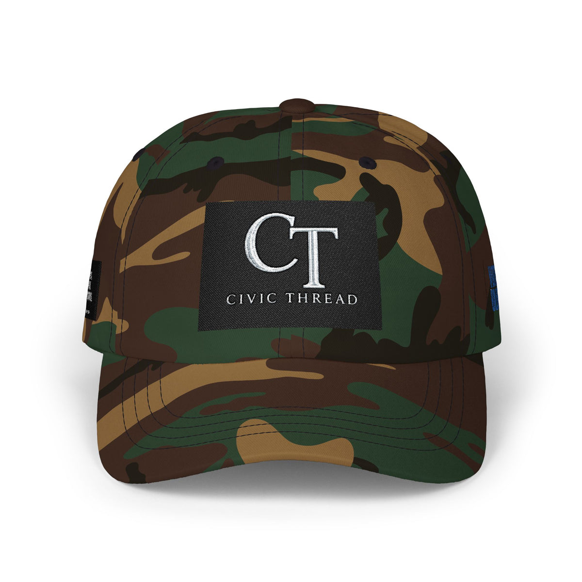 CT Civic Thread Embroidered Dad Cap — 'Project 2028' White Baseball Hat - Make a Statement Without Saying a Word!