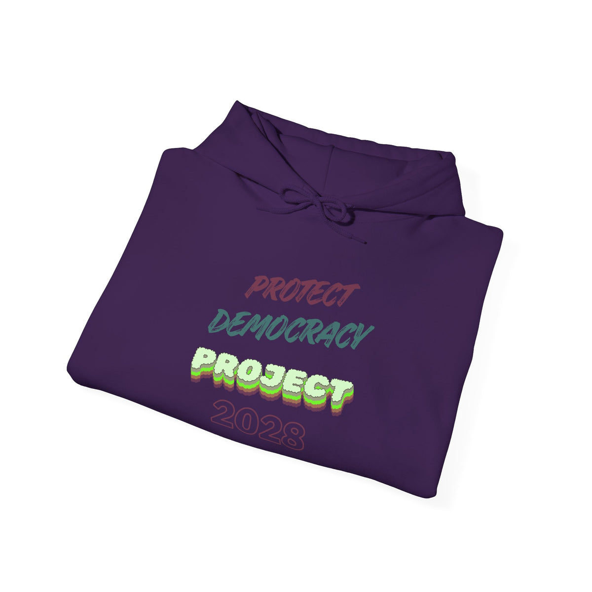 Protect Democracy Project 2023 Hoodie | Democracy Isn't Automatic