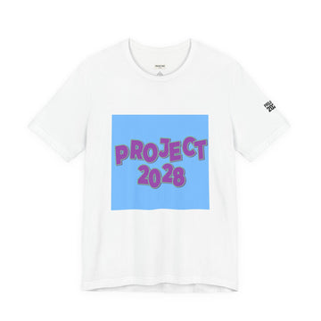 Project 2028 Tee — 'Democracy Isn’t Automatic' Political Campaign T‑Shirt - Make a Statement Without Saying a Word!