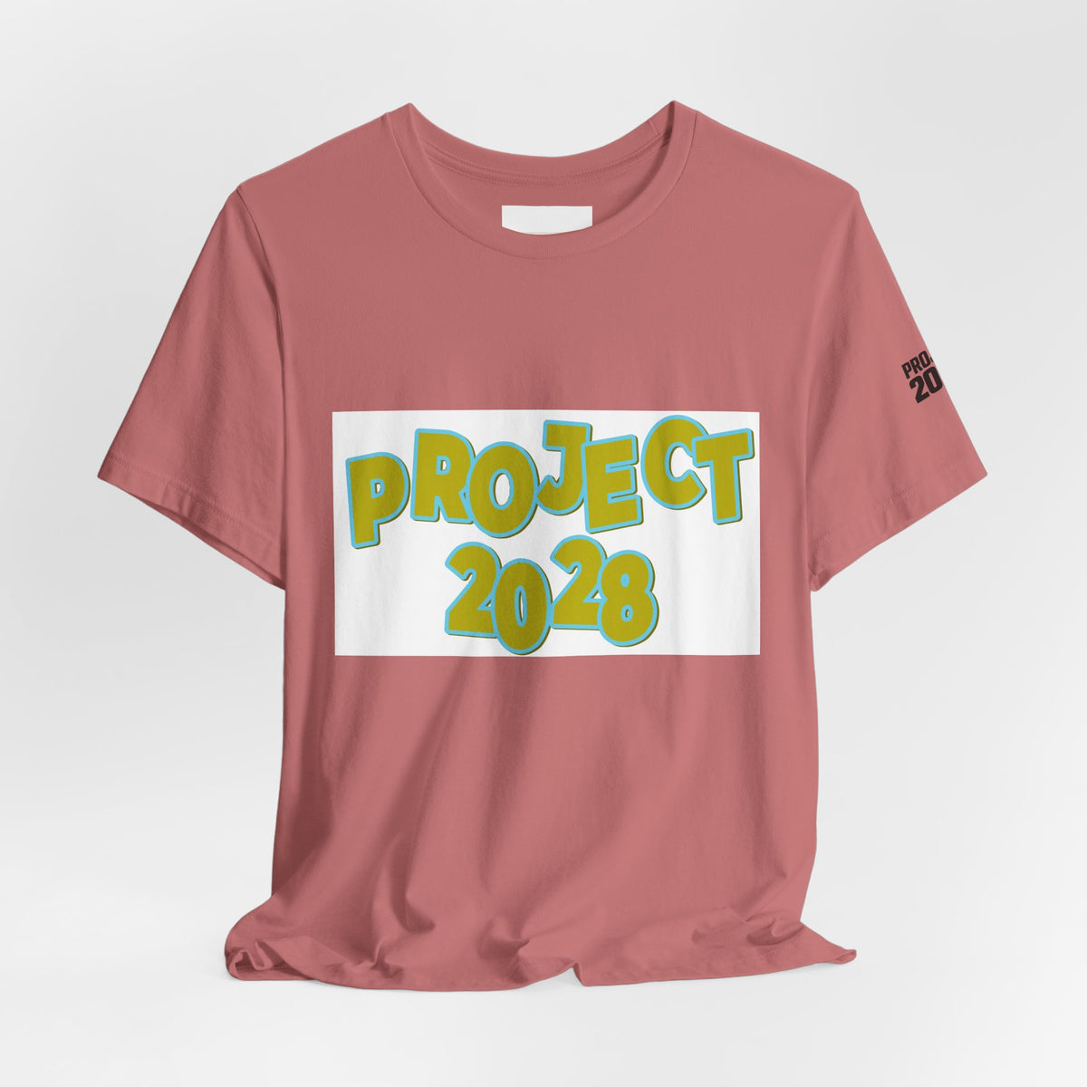 Project 2028 Tee — "Democracy Isn't Automatic" Graphic T‑Shirt - Make a Statement Without Saying a Word!