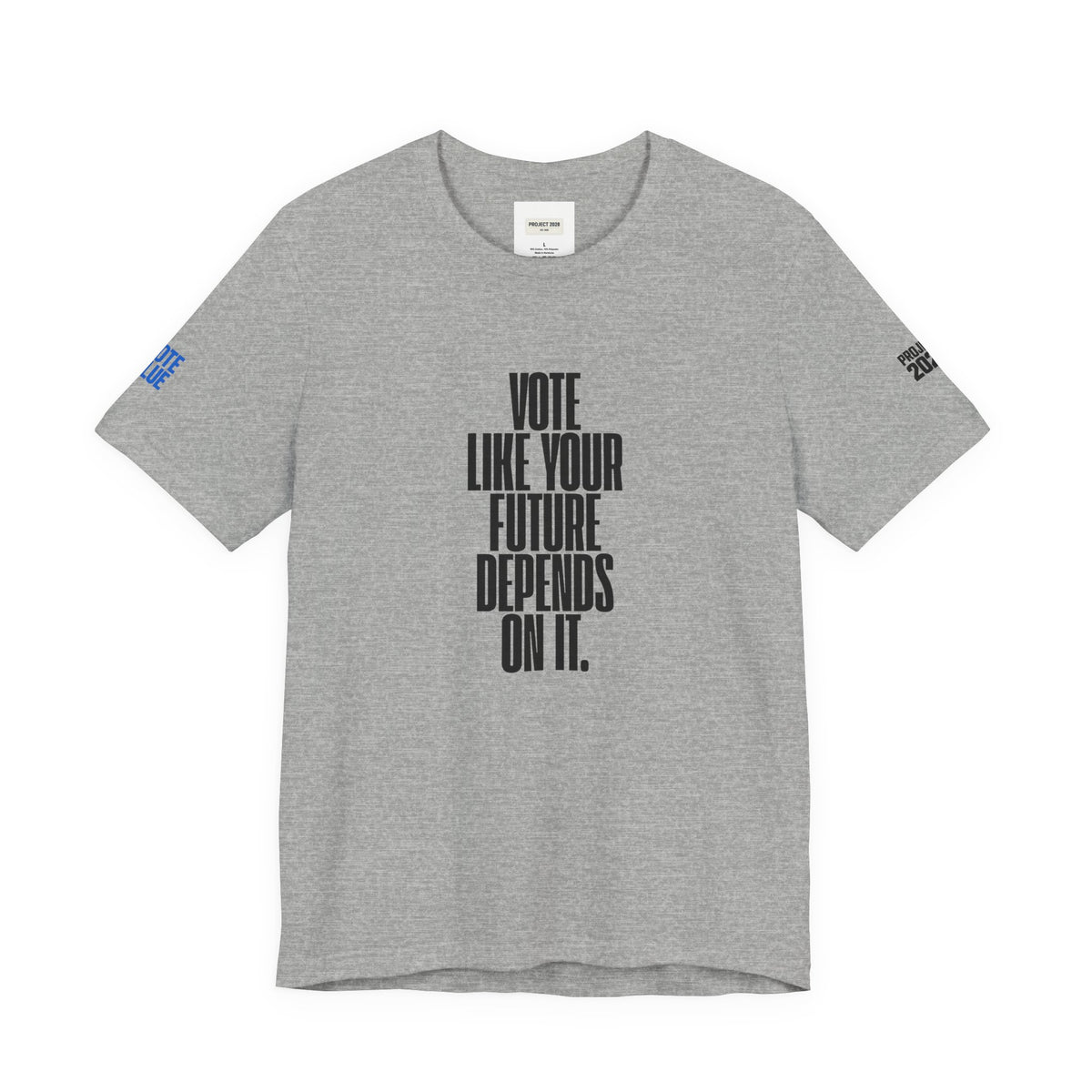 Democracy Is Not Automatic Tee — "Vote Like Your Future Depends On It" Political Statement Shirt - Make a Statement Without Saying a Word!