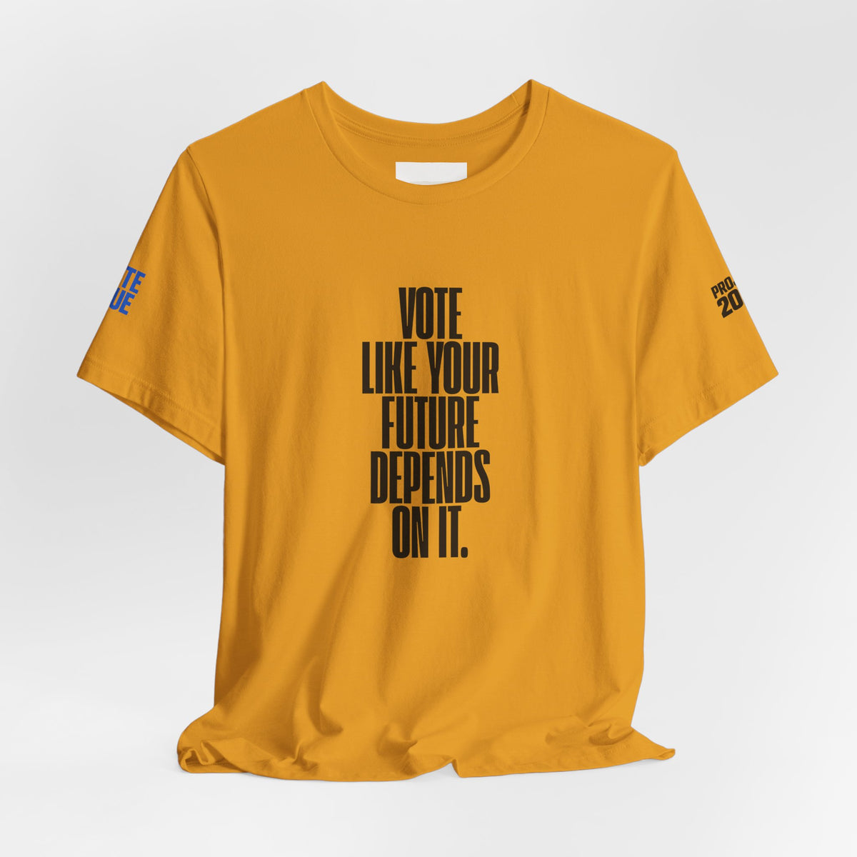 Democracy Is Not Automatic Tee — "Vote Like Your Future Depends On It" Political Statement Shirt - Make a Statement Without Saying a Word!