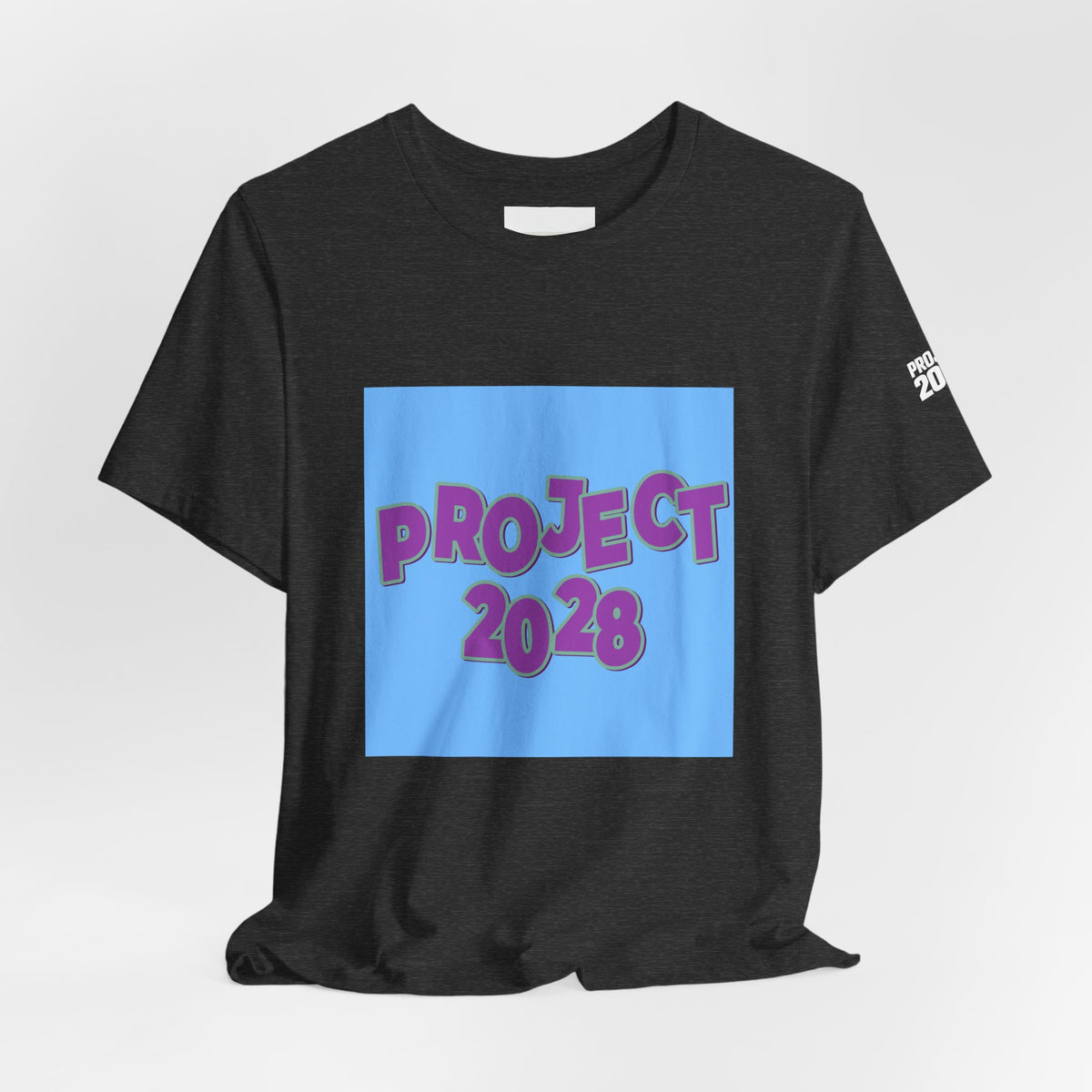 Project 2028 Tee — 'Democracy Isn’t Automatic' Political Campaign T‑Shirt - Make a Statement Without Saying a Word!