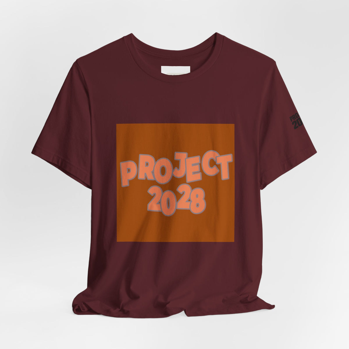 Project 2028 Tee — "Democracy Isn't Automatic" Political Awareness T‑Shirt - Make a Statement Without Saying a Word!