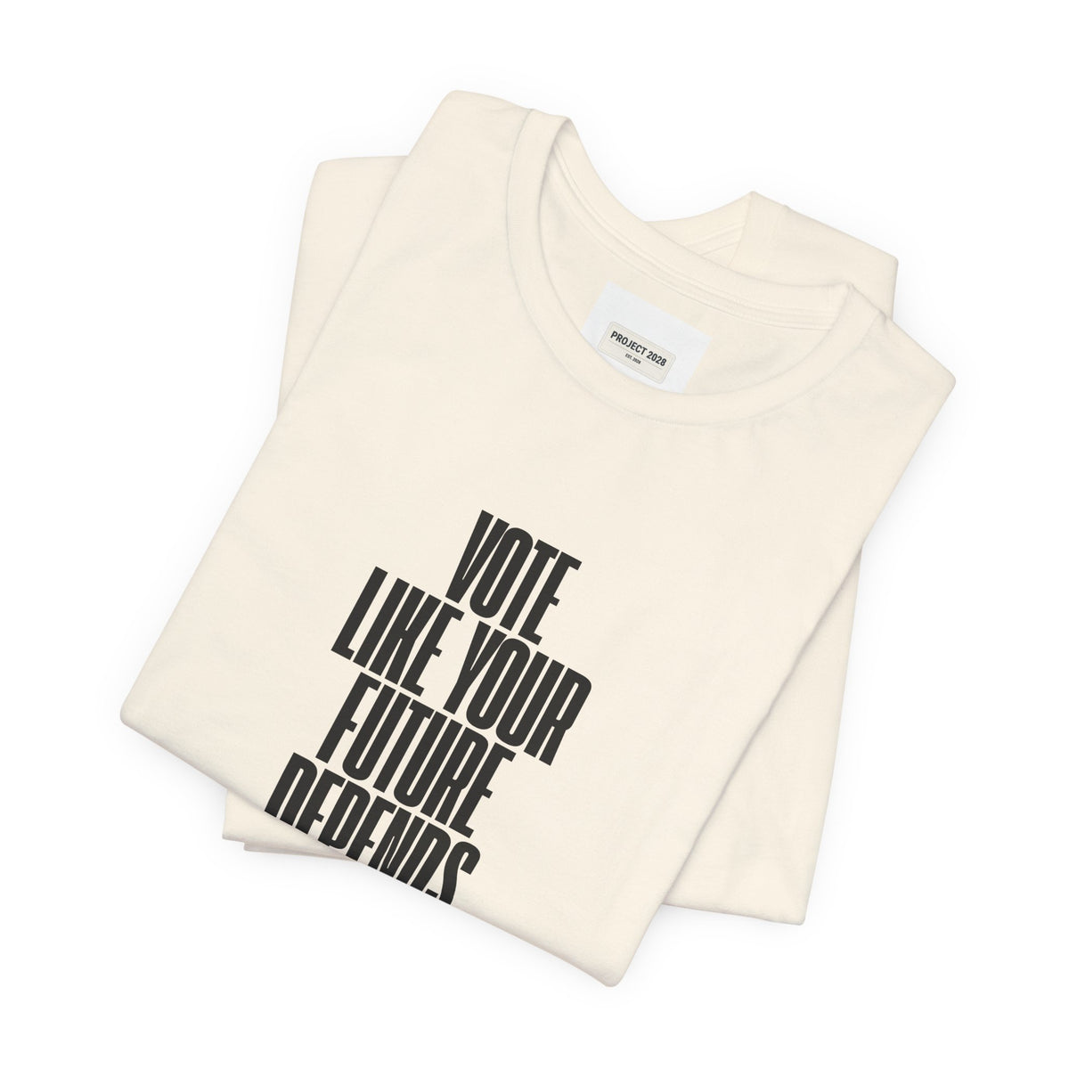 Democracy Is Not Automatic Tee — "Vote Like Your Future Depends On It" Political Statement Shirt - Make a Statement Without Saying a Word!