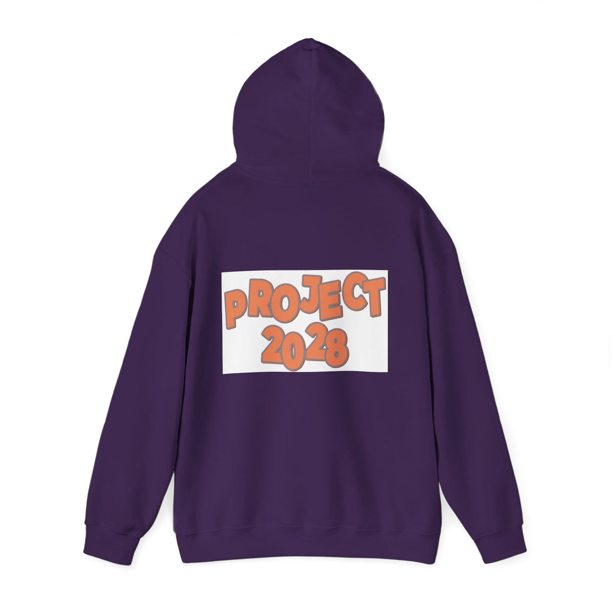 Project 2028 Hoodie | Retro Bubble Letter Design