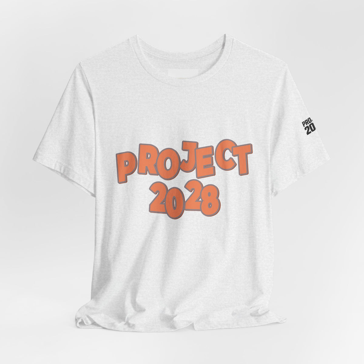 Project 2028 T‑Shirt — “Democracy Isn’t Automatic” Political Campaign Tee - Make a Statement Without Saying a Word!