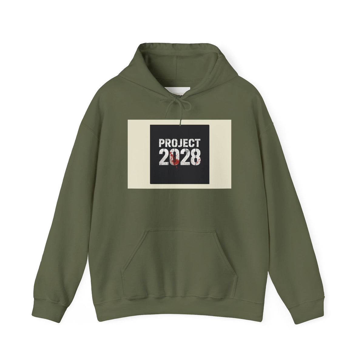Product 2028 Graphic Hoodie | Democracy Isn't Automatic back print
