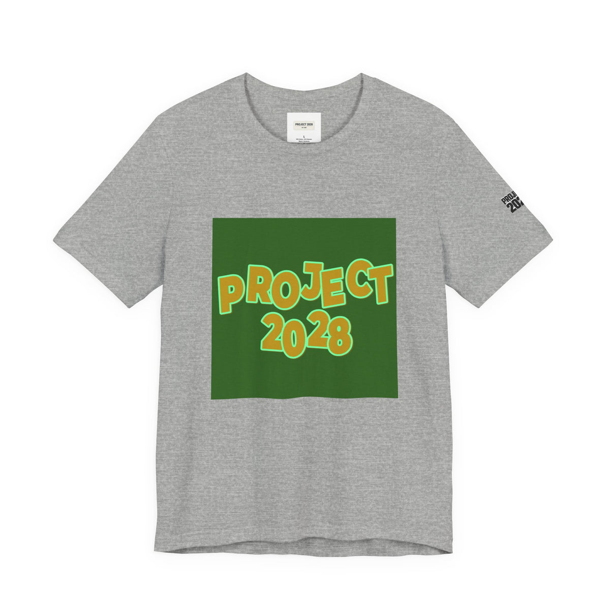 Project 2028 Tee — "Democracy Isn’t Automatic" Political Campaign T‑Shirt  - Make a Statement Without Saying a Word!