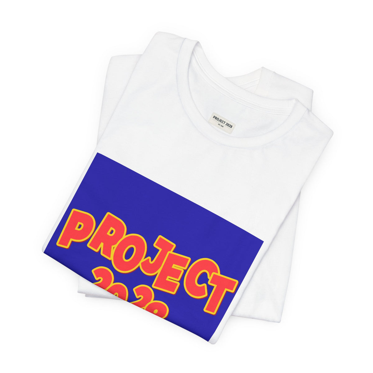 Project 2028 T-Shirt — "Democracy Isn't Automatic" Political Campaign Tee - Make a Statement Without Saying a Word!