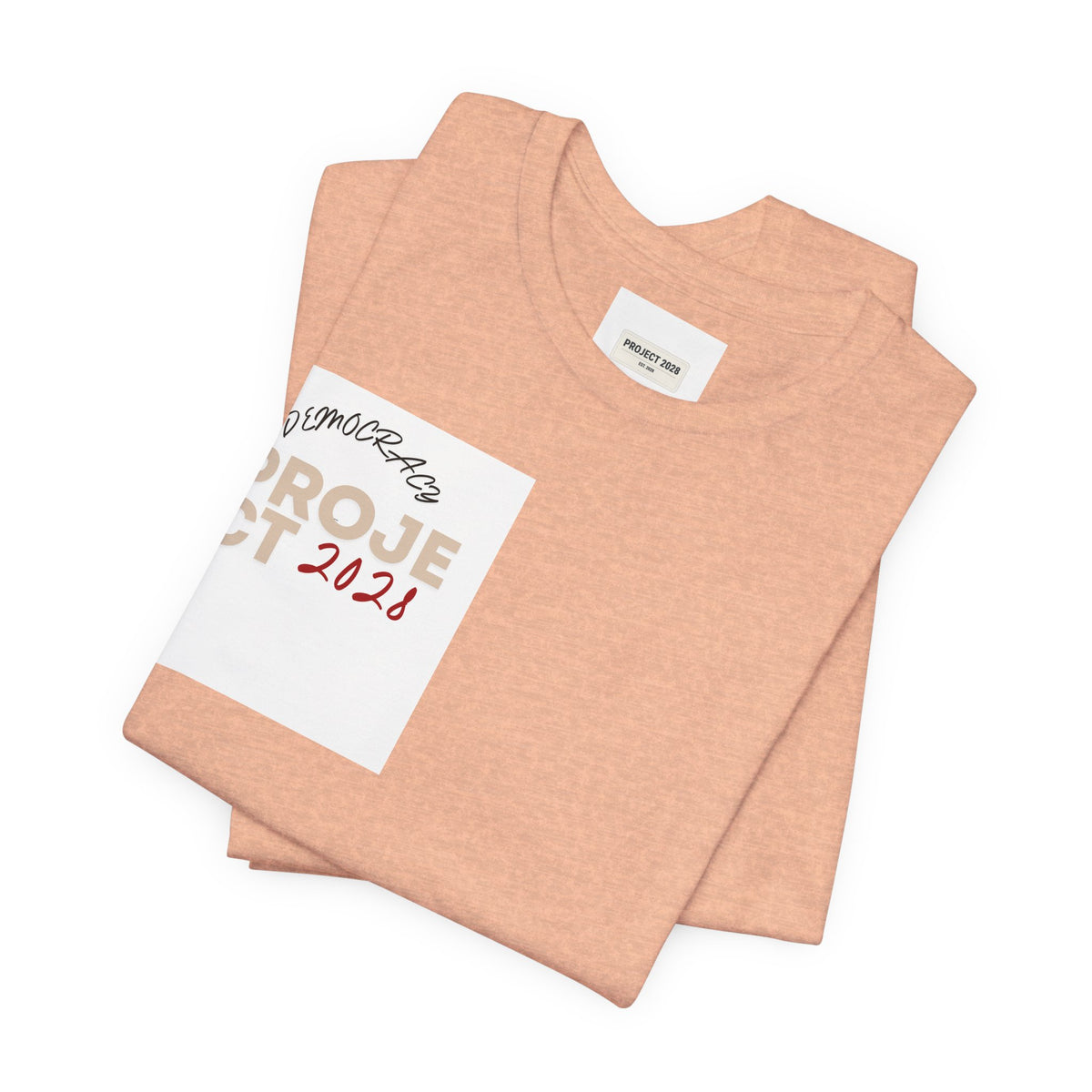 Project 2021 Tee — 'Democracy Isn't Automatic' Graphic Shirt - Make a Statement Without Saying a Word!