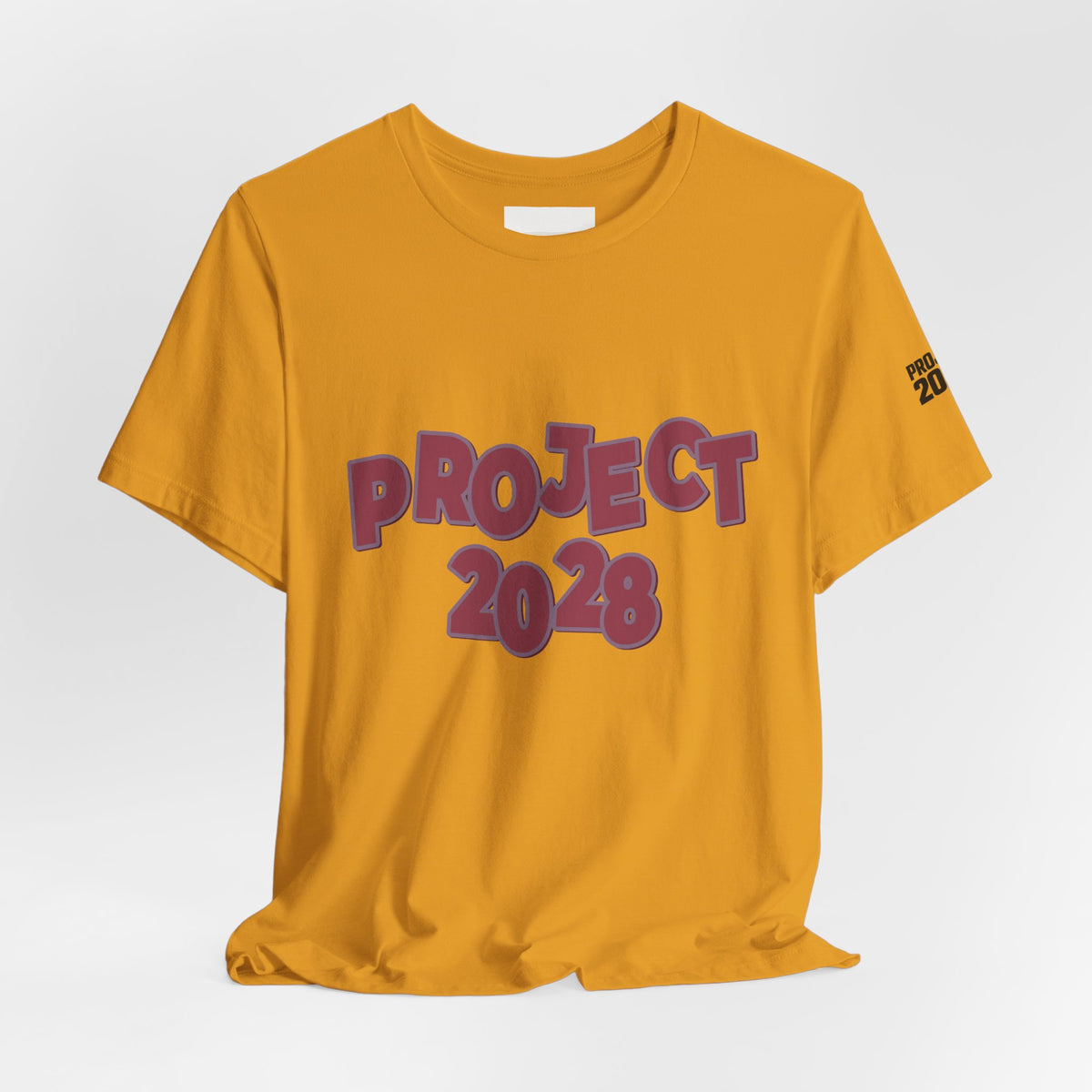 Project 2028 Tee — "Democracy Isn’t Automatic" Political Statement T-Shirt - Make a Statement Without Saying a Word!