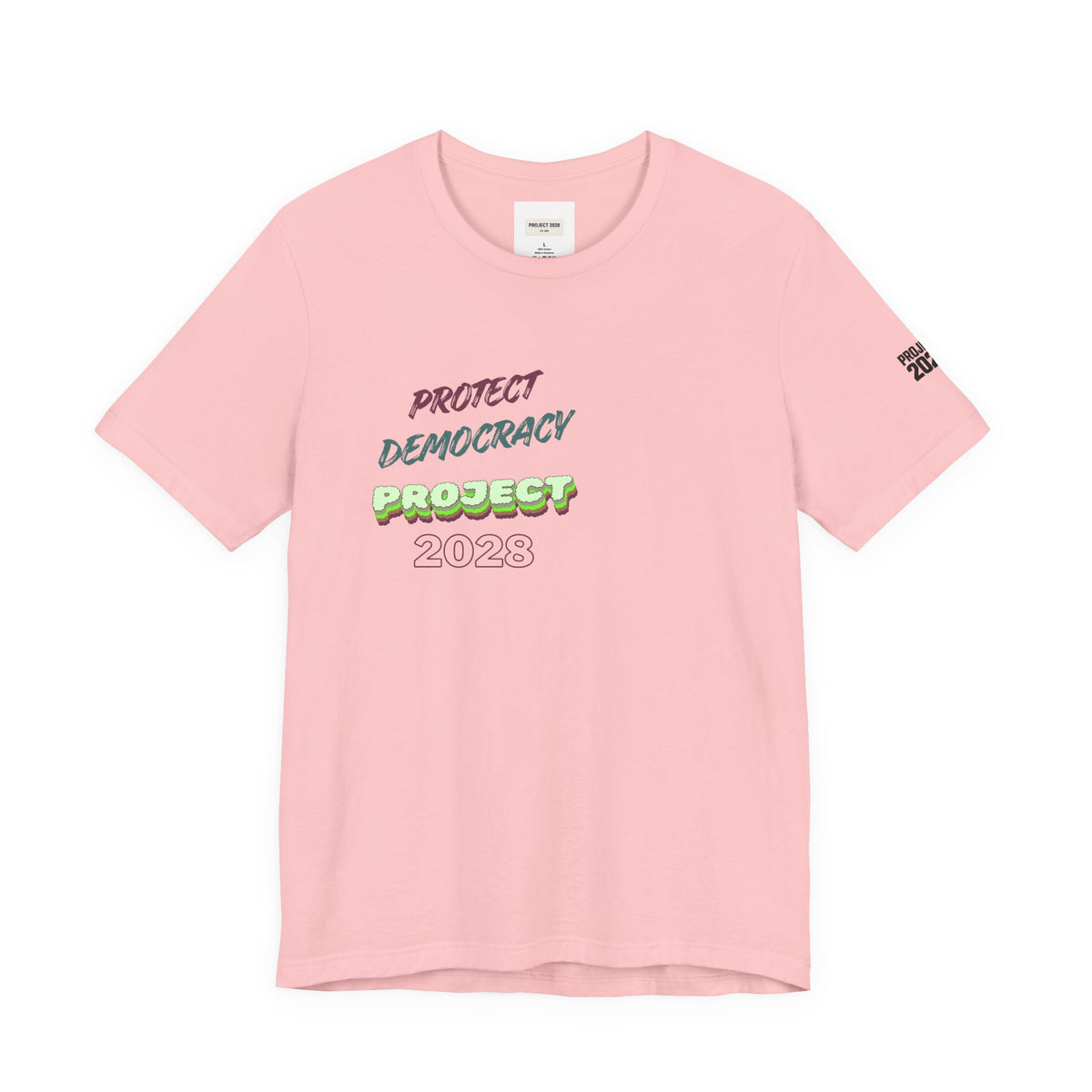 Protect Democracy Project 2023 Tee — "Democracy Isn't Automatic" Graphic T‑Shirt - Make a Statement Without Saying a Word!