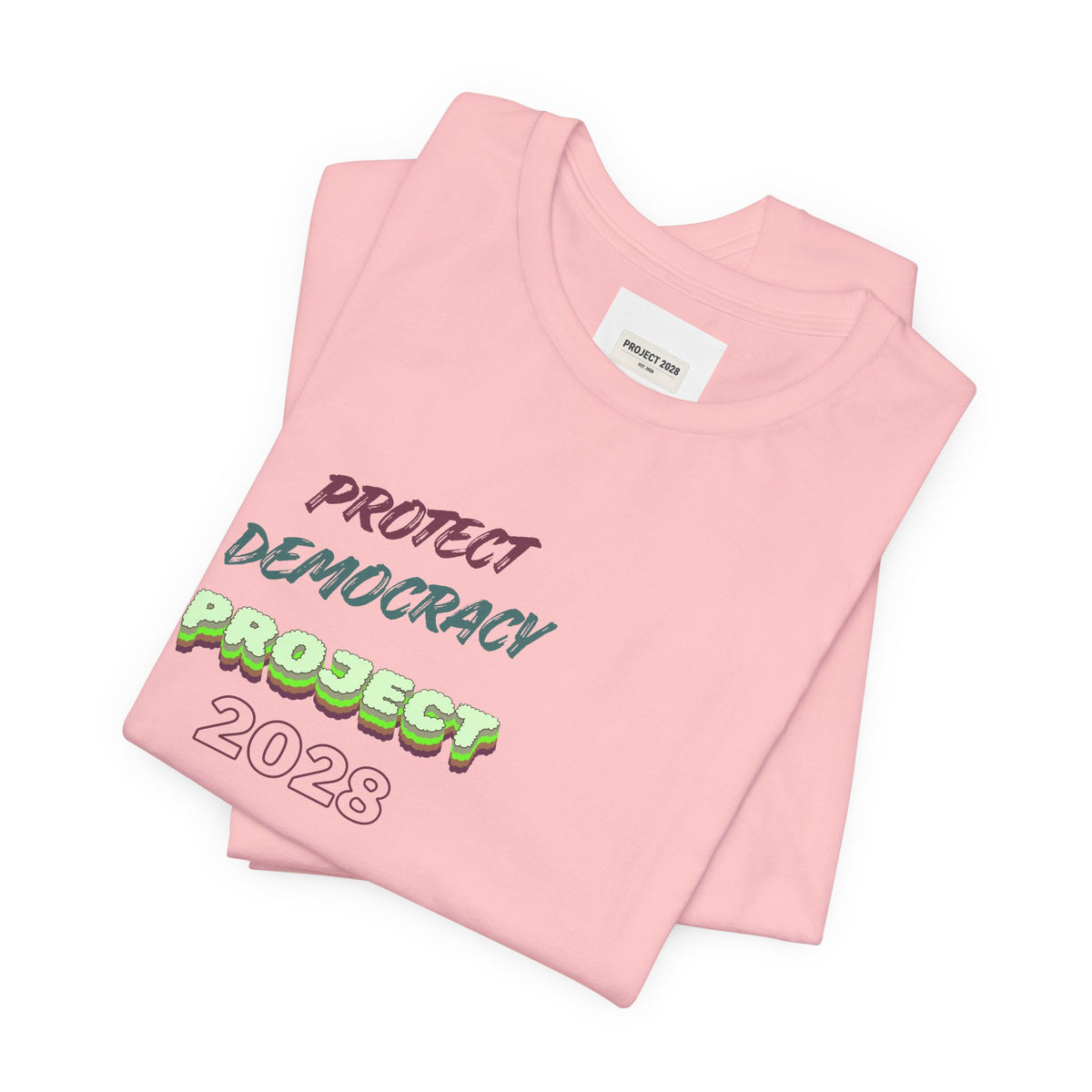 Protect Democracy Project 2023 Tee — "Democracy Isn't Automatic" Graphic T‑Shirt - Make a Statement Without Saying a Word!
