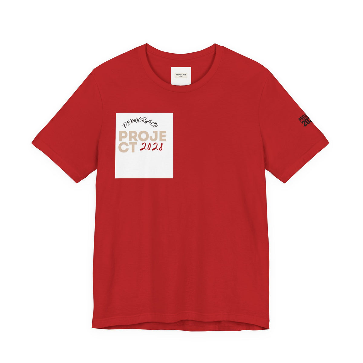 Project 2021 Tee — 'Democracy Isn't Automatic' Graphic Shirt - Make a Statement Without Saying a Word!