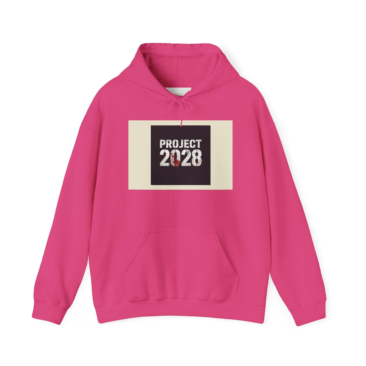 Product 2028 Graphic Hoodie | Democracy Isn't Automatic back print
