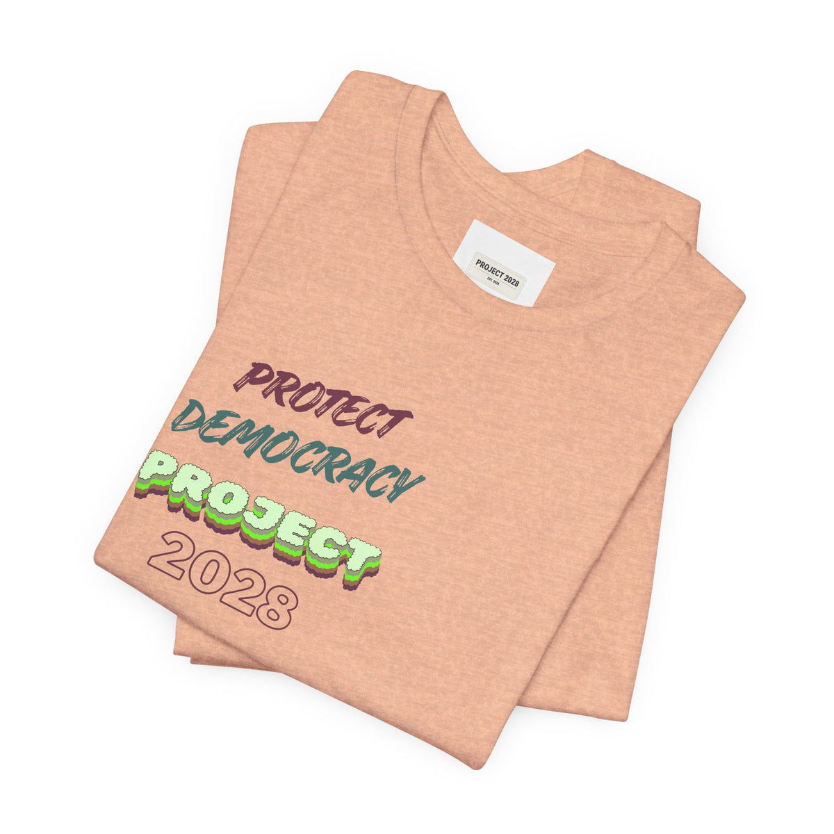 Protect Democracy Project 2023 Tee — "Democracy Isn't Automatic" Graphic T‑Shirt - Make a Statement Without Saying a Word!