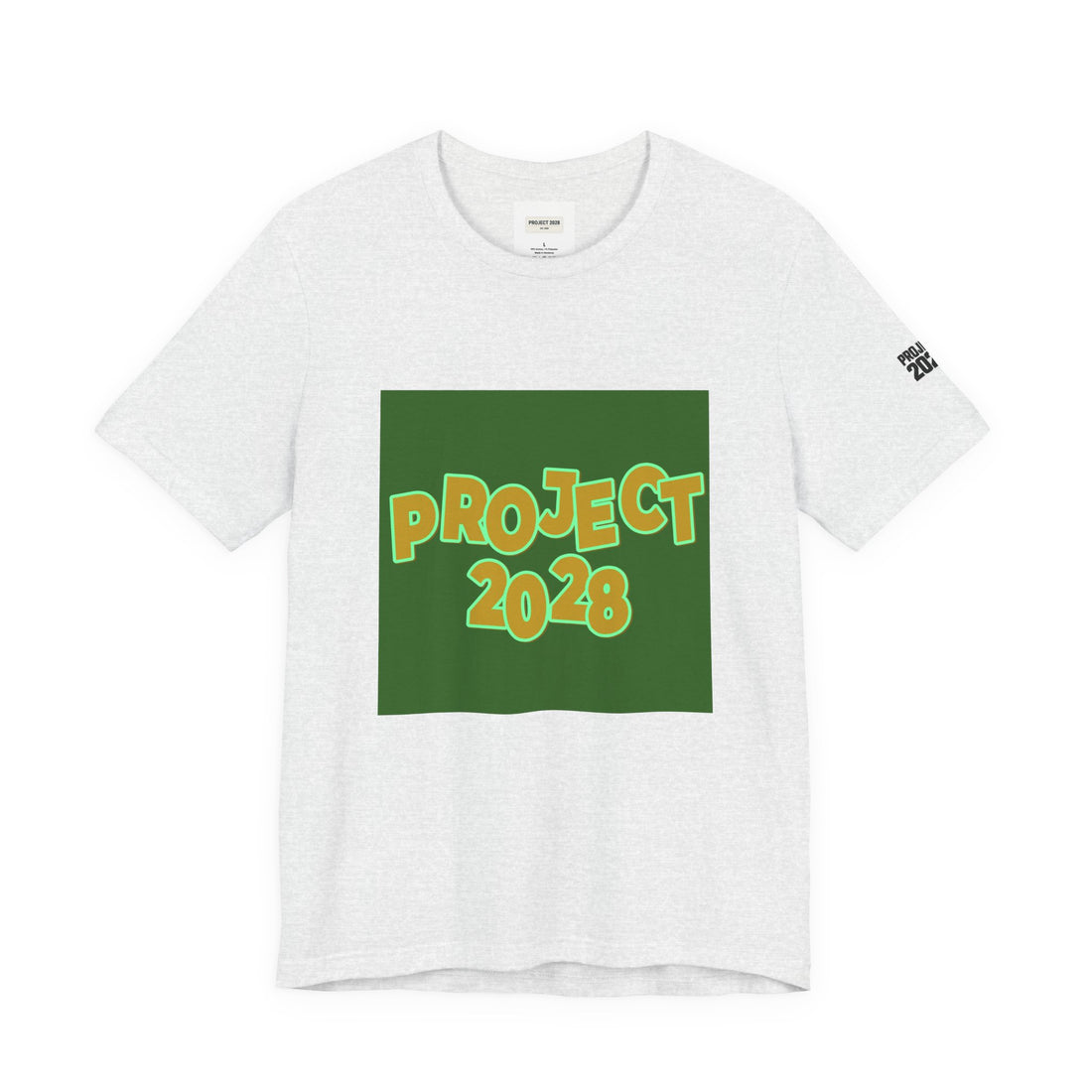Project 2028 Tee — "Democracy Isn’t Automatic" Political Campaign T‑Shirt  - Make a Statement Without Saying a Word!