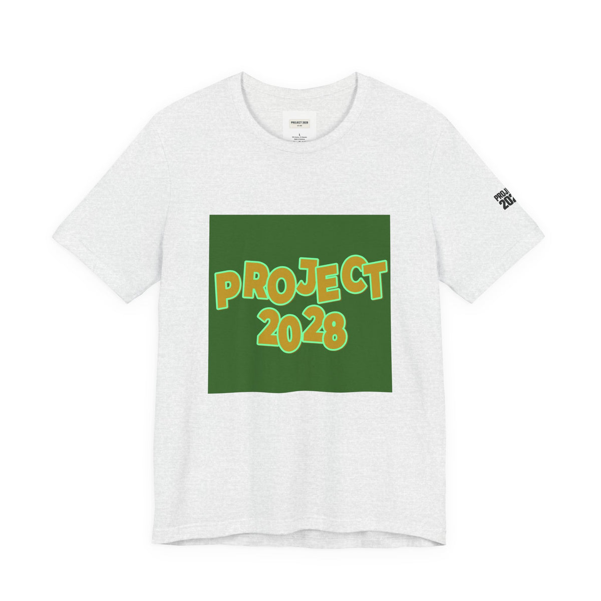 Project 2028 Tee — "Democracy Isn’t Automatic" Political Campaign T‑Shirt  - Make a Statement Without Saying a Word!