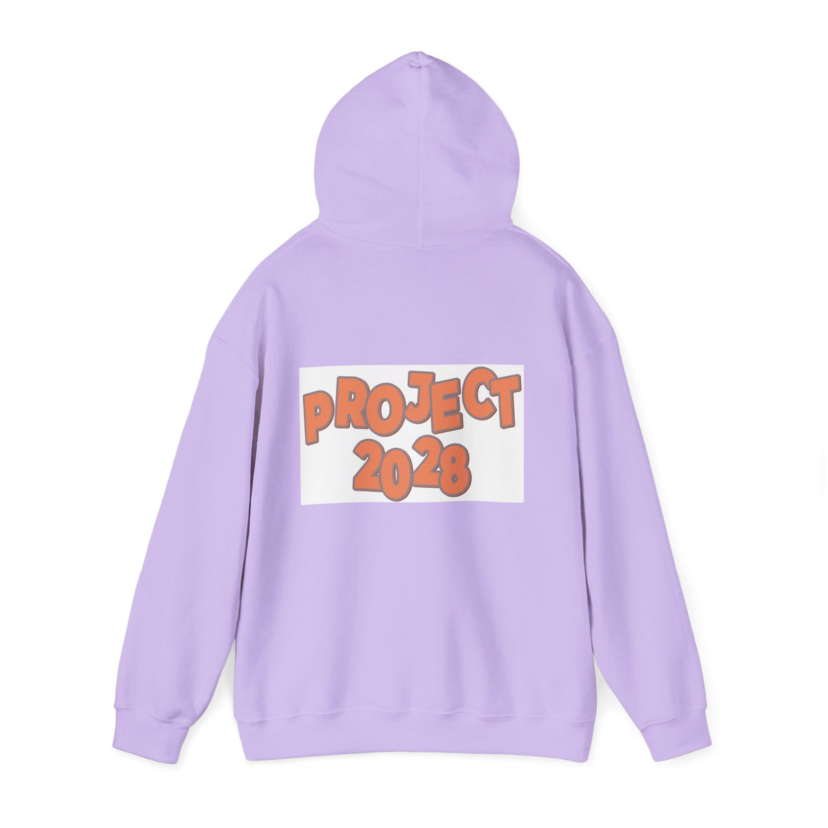Project 2028 Hoodie | Retro Bubble Letter Design