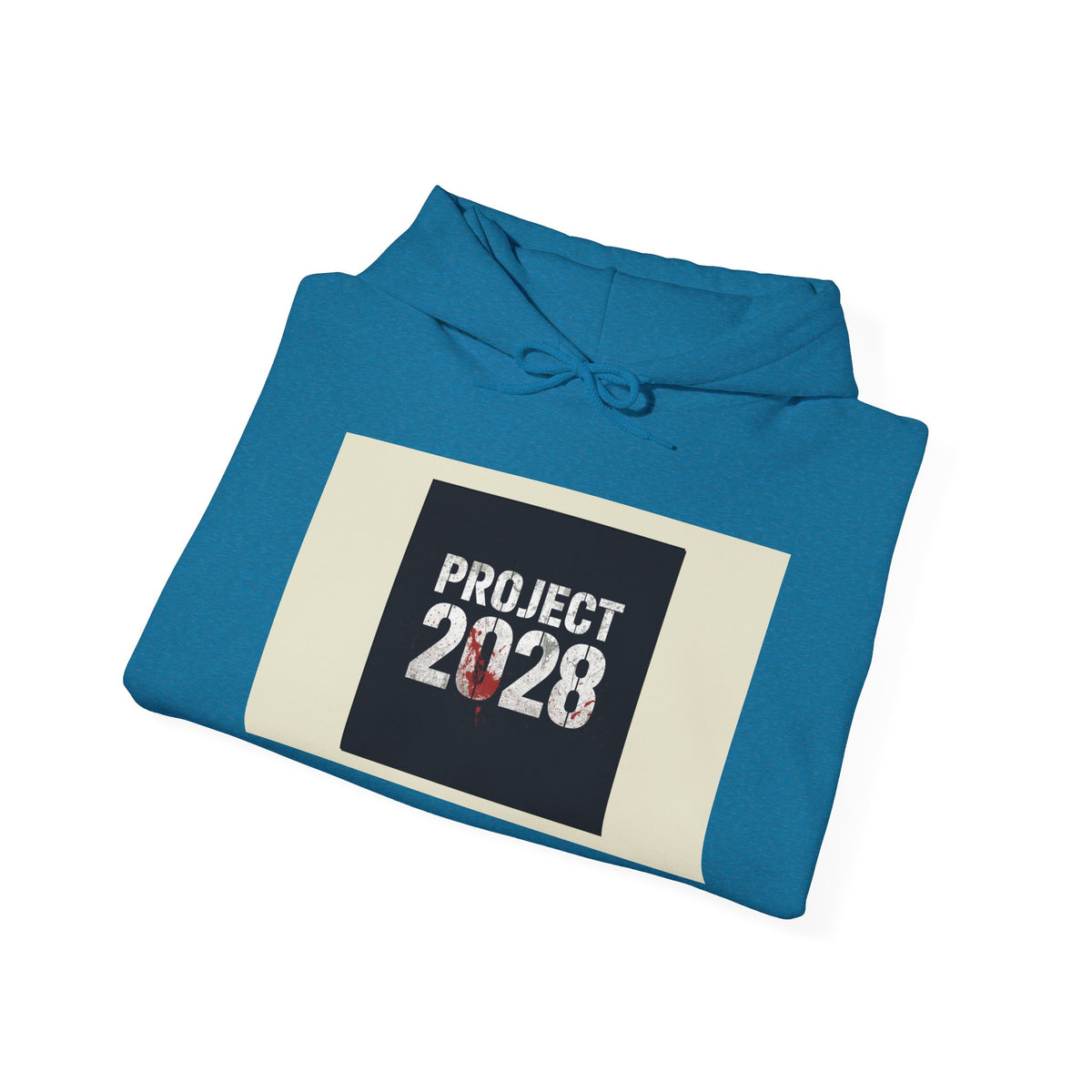 Copy of Product 2028 graphic Hoodie | Democracy Isn't Automatic slogan back