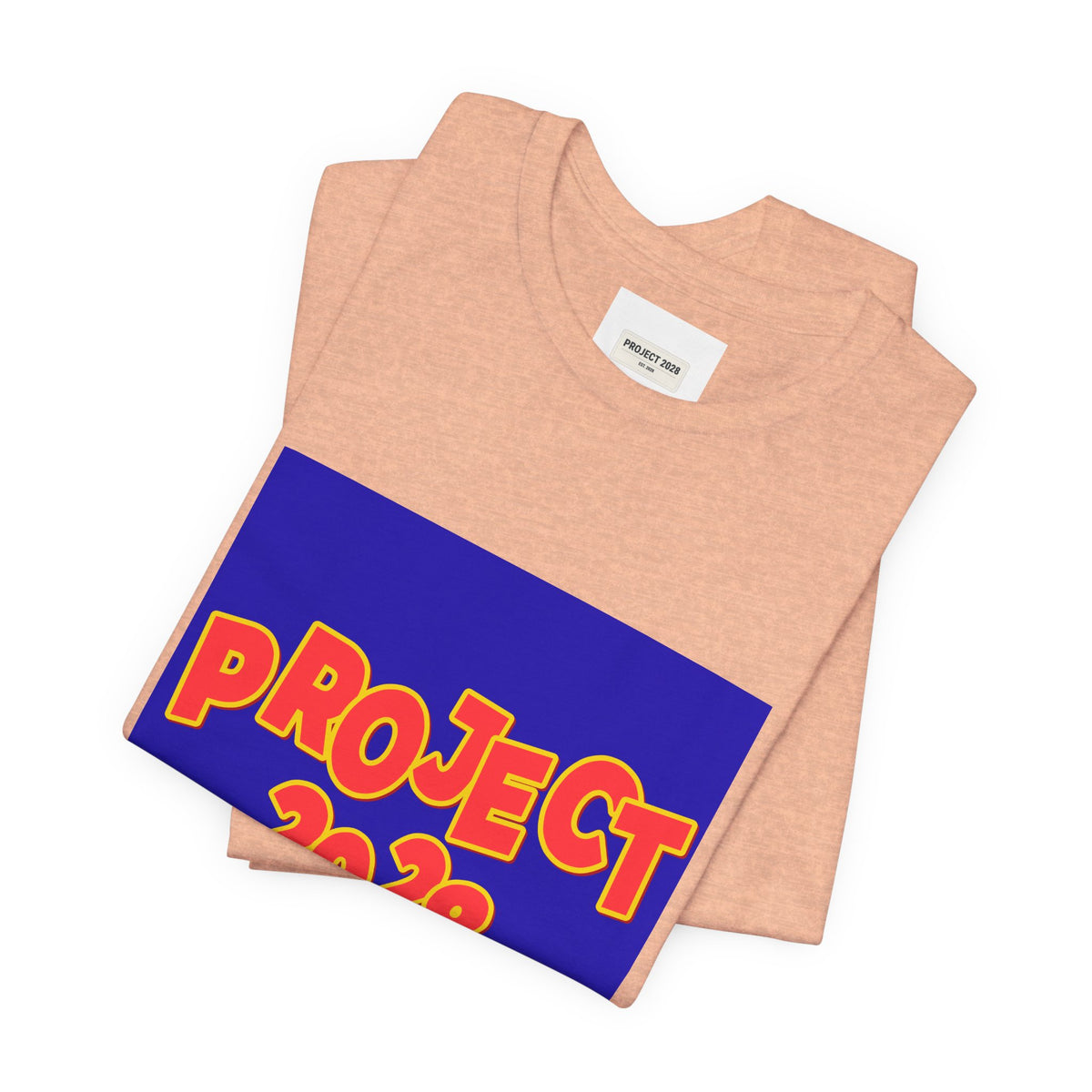 Project 2028 T-Shirt — "Democracy Isn't Automatic" Political Campaign Tee - Make a Statement Without Saying a Word!