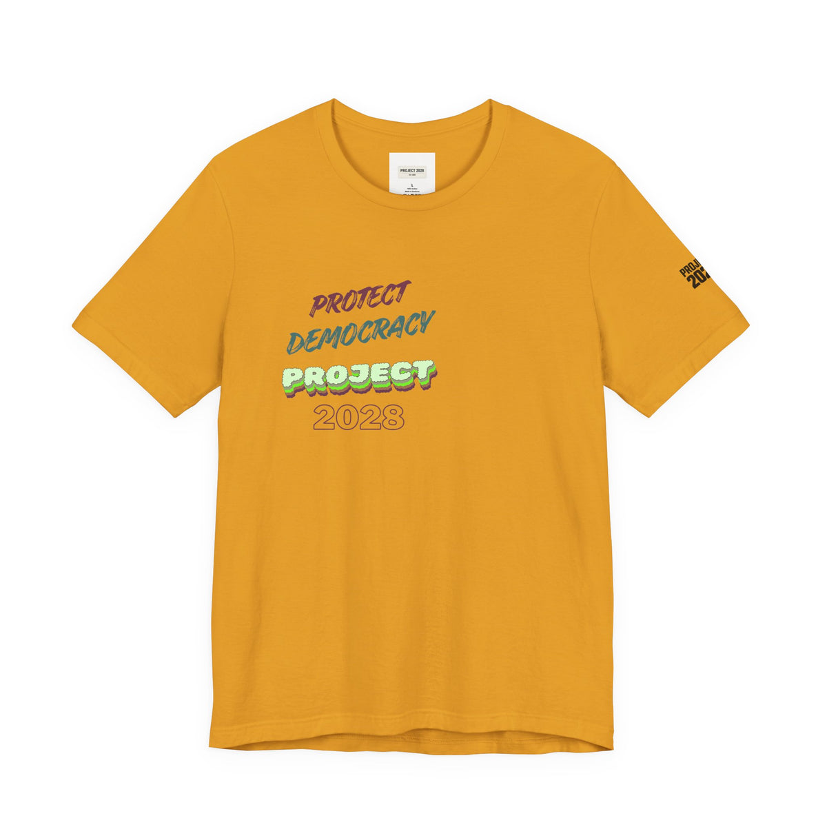 Protect Democracy Project 2023 Tee — "Democracy Isn't Automatic" Graphic T‑Shirt - Make a Statement Without Saying a Word!