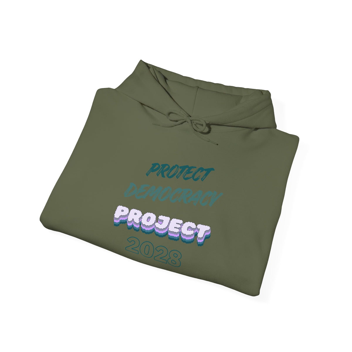 Project 2028 Hoodie | Protect Democracy, Project 2028 design