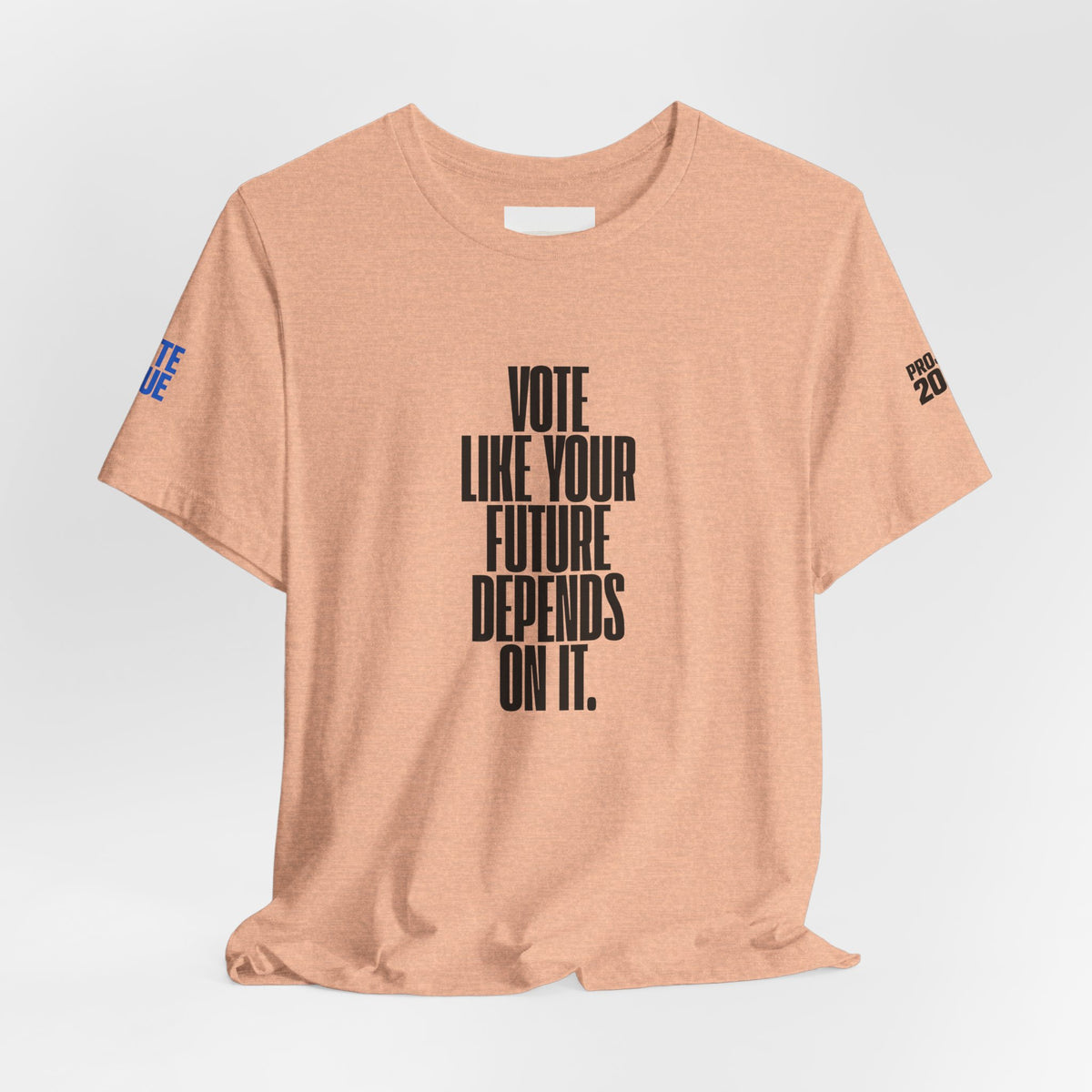 Democracy Is Not Automatic Tee — "Vote Like Your Future Depends On It" Political Statement Shirt - Make a Statement Without Saying a Word!