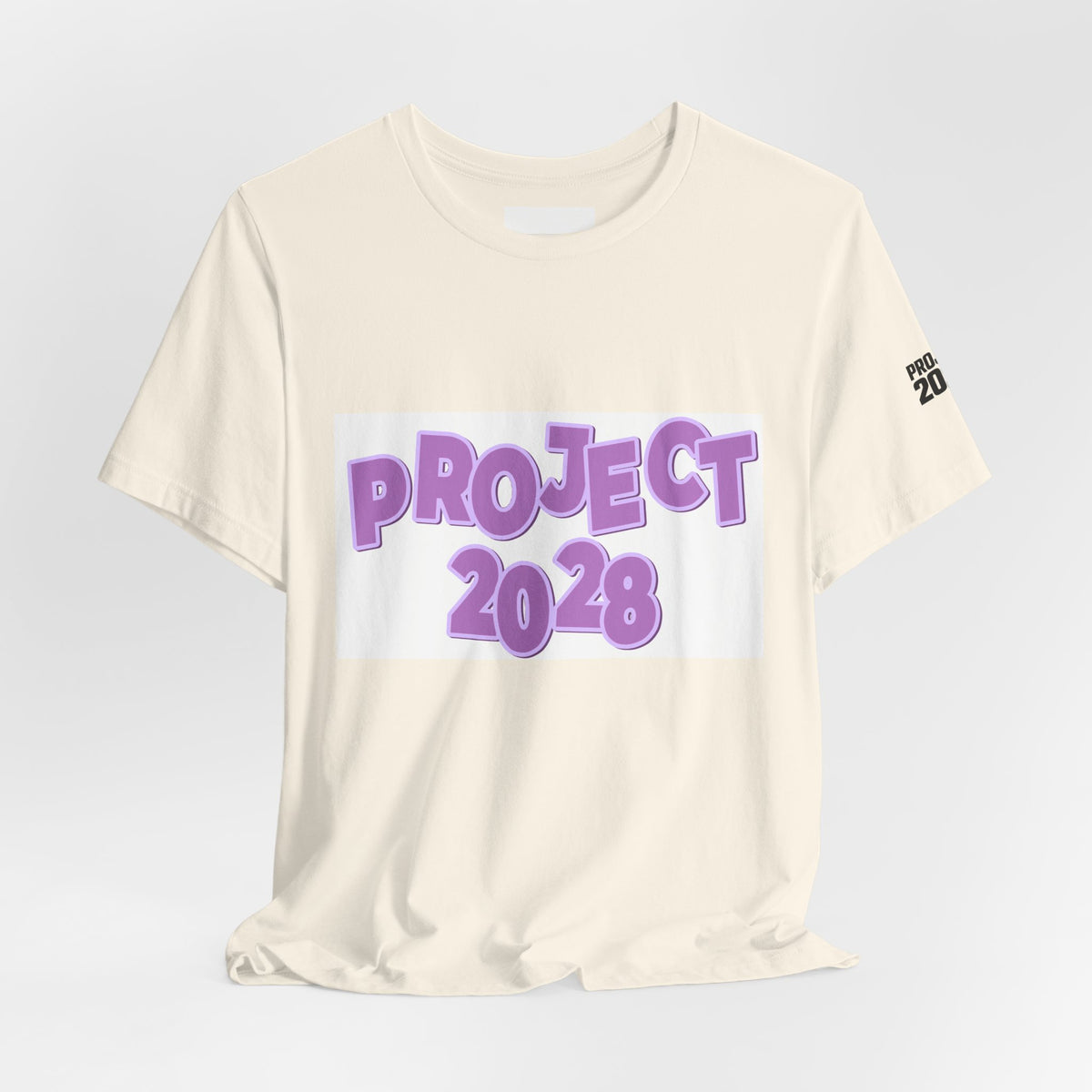 Project 2028 T-Shirt — “Democracy Isn’t Automatic” Political Activism Tee - Make a Statement Without Saying a Word!