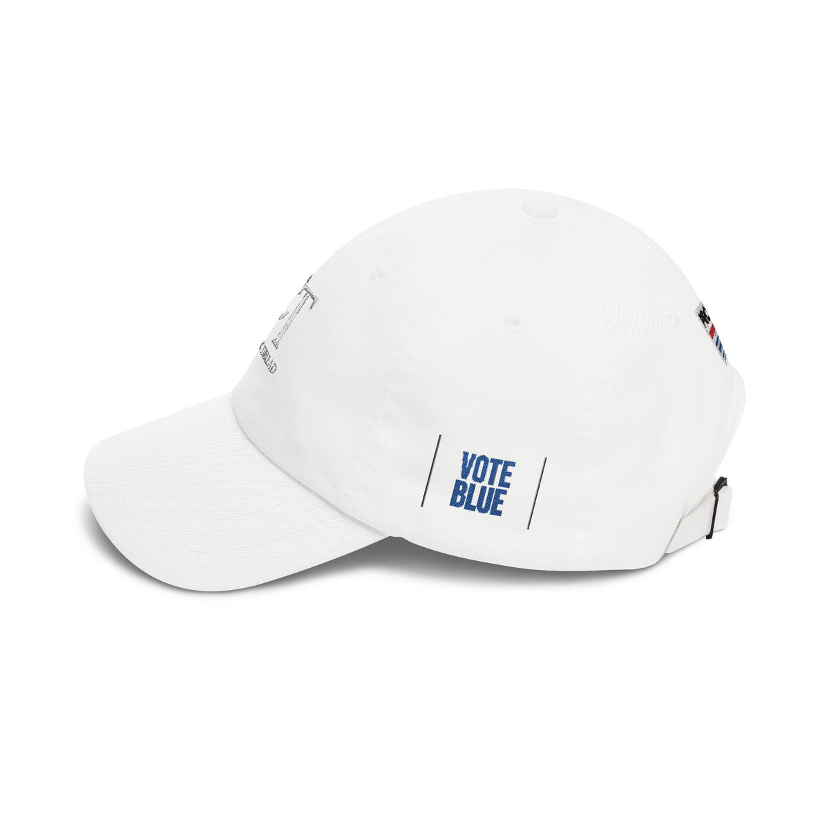Dad Cap — Minimalist White 'CT' Logo Baseball Hat with 'Project' Back Embroidery - Make a Statement Without Saying a Word!