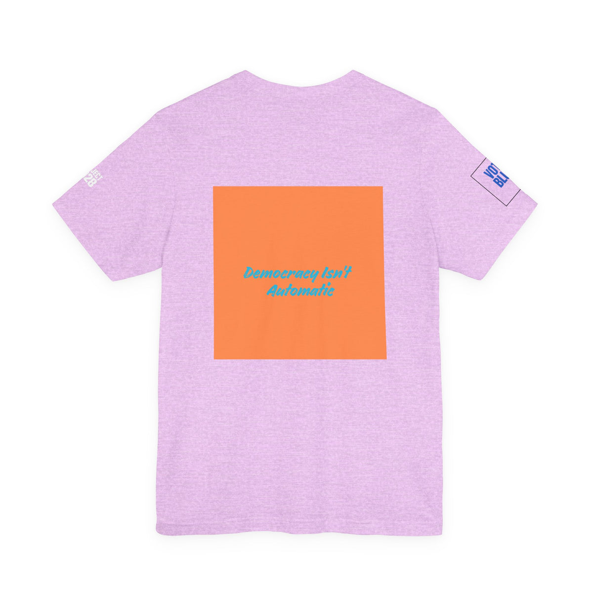 Project 2028 Graphic Tee — Retro Orange Square Design - Make a Statement Without Saying a Word!