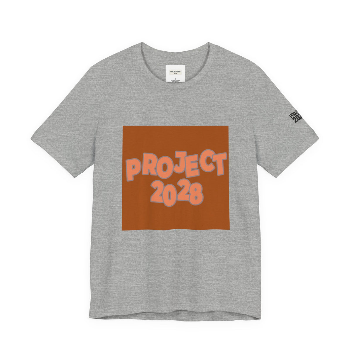 Project 2028 Tee — "Democracy Isn't Automatic" Political Awareness T‑Shirt - Make a Statement Without Saying a Word!