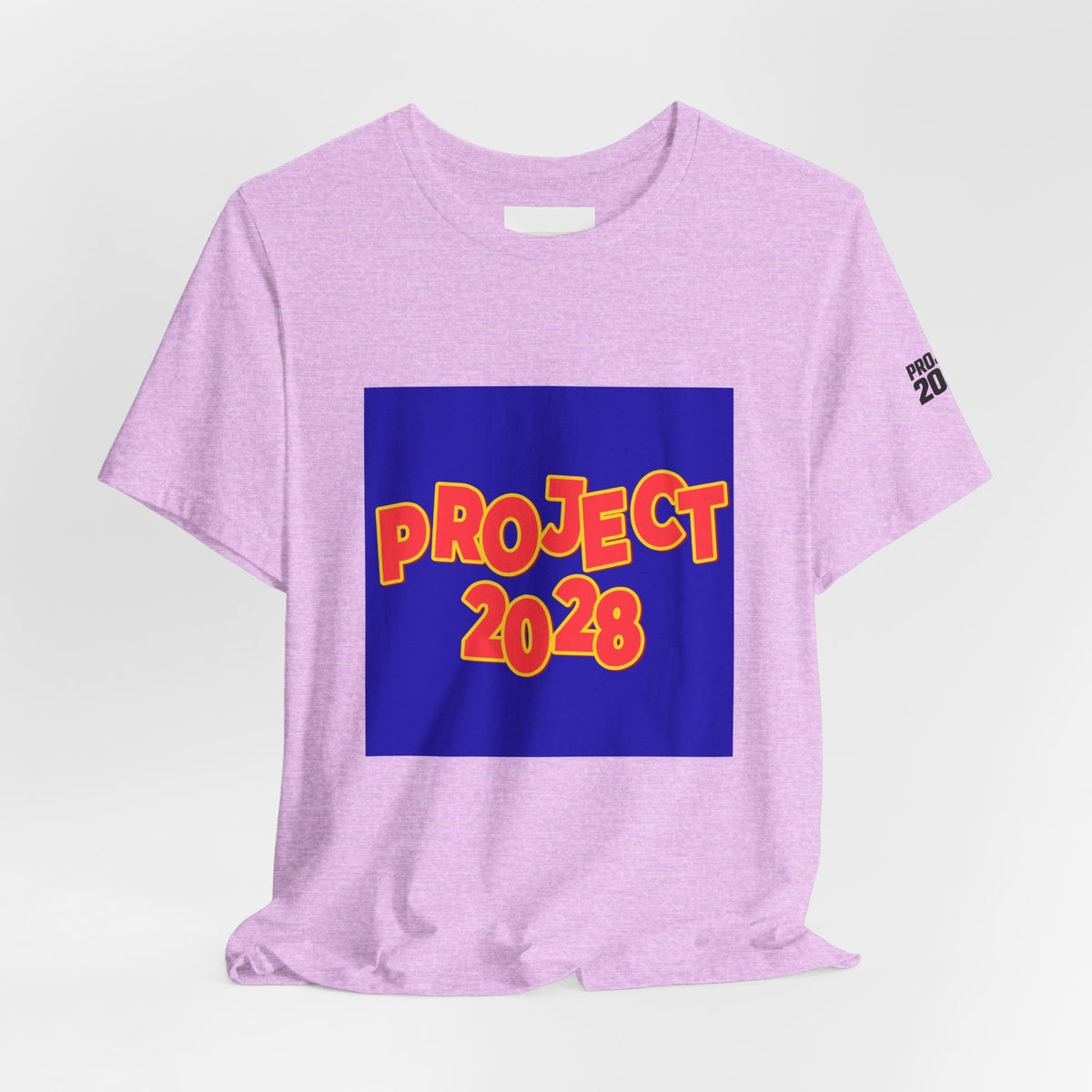 Project 2028 T-Shirt — "Democracy Isn't Automatic" Political Campaign Tee - Make a Statement Without Saying a Word!