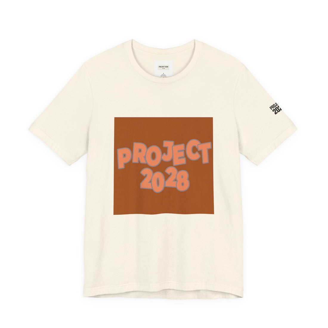 Project 2028 Tee — "Democracy Isn't Automatic" Political Awareness T‑Shirt - Make a Statement Without Saying a Word!