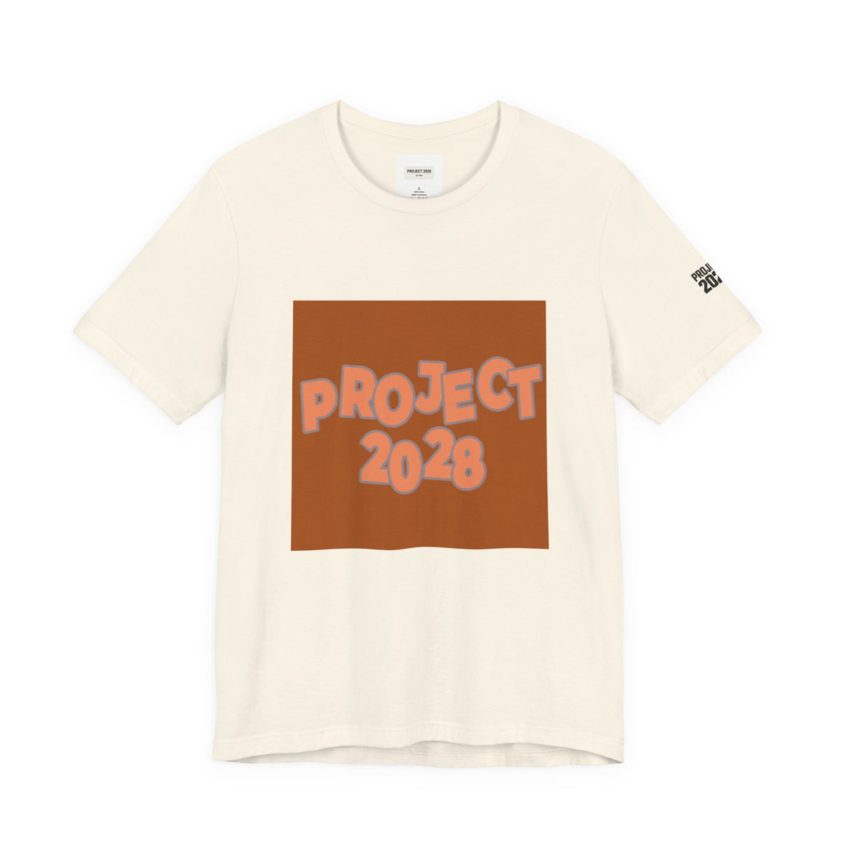Project 2028 Tee — "Democracy Isn't Automatic" Political Awareness T‑Shirt - Make a Statement Without Saying a Word!